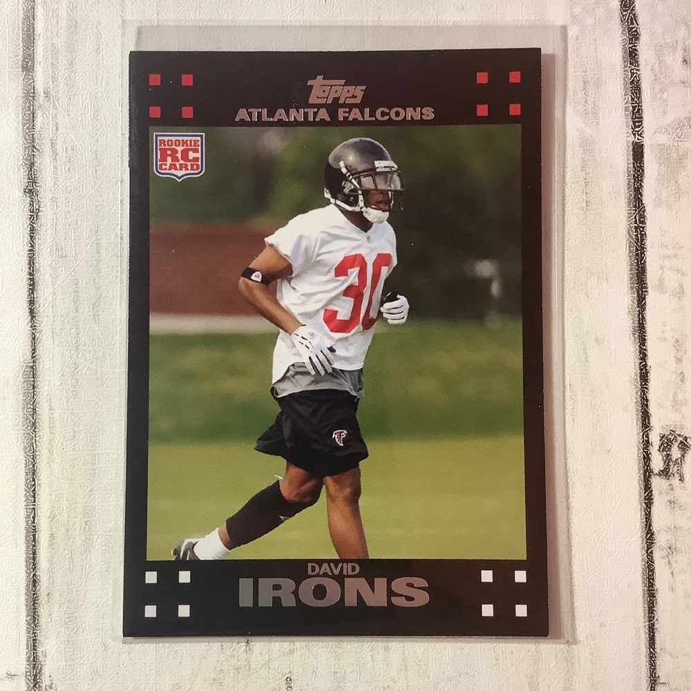 2007 Topps Rookie #384 David Irons Atlanta Falcons Football Card